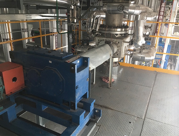 Melt discharge gear pump for PET production unit 8000cc/r